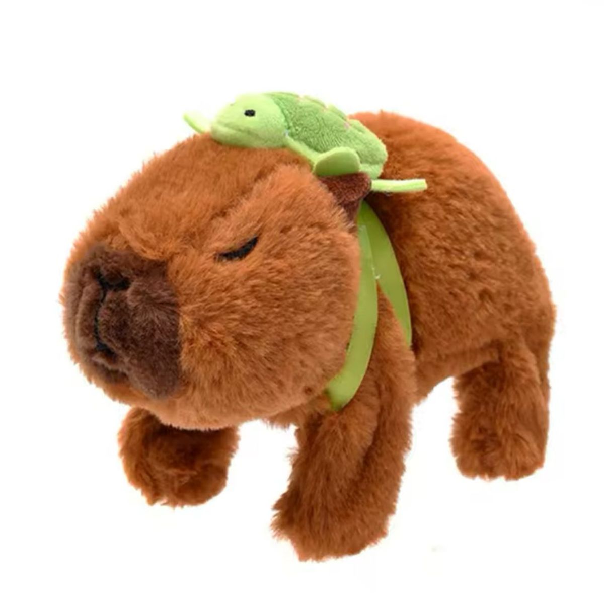 GENERICO - Peluche Capibara Robot Interactivo Camina Habla Salta Juguet