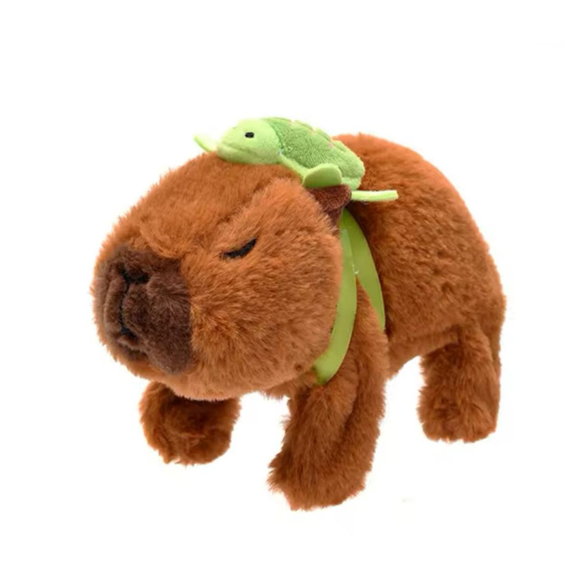 GENERICO - Peluche Capibara Robot Interactivo Camina Habla Salta Juguet