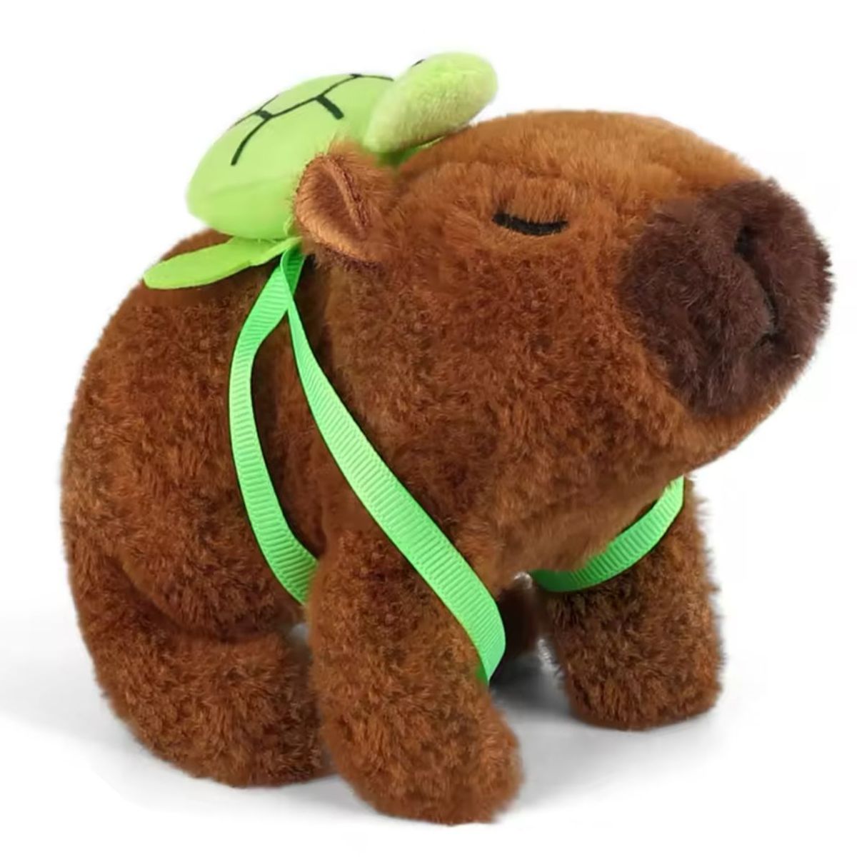 GENERICO - Peluche Capibara Robot Interactivo Camina Habla Salta Juguet