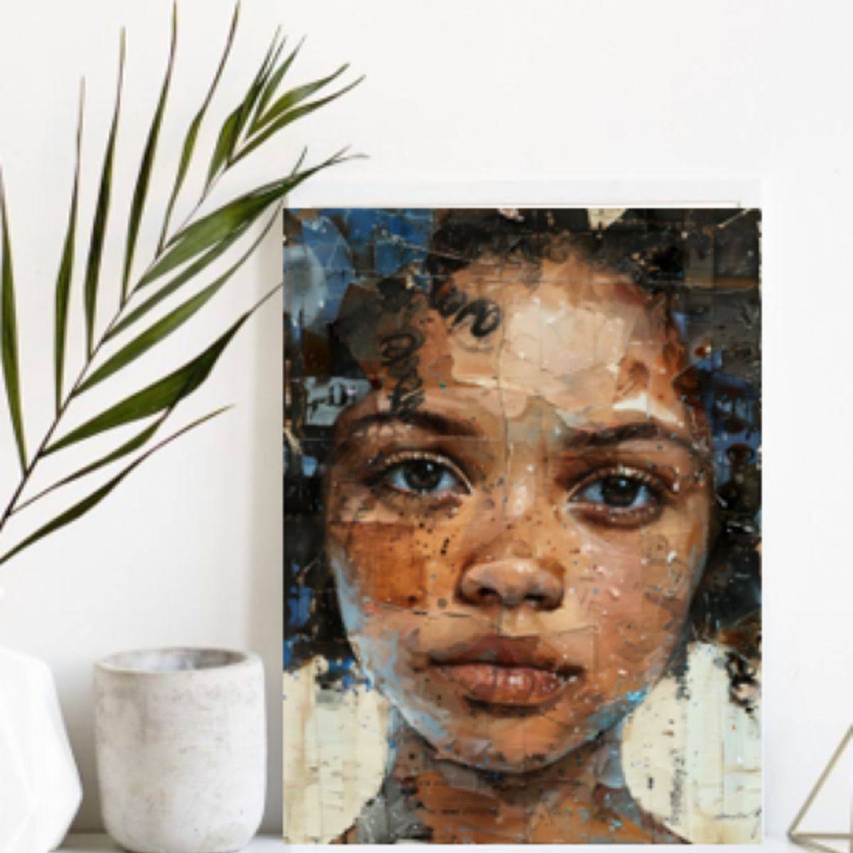 LOS REGALONES - Cuadro Canvas Imagen Linda Mirada en lienzo 85x55 cm