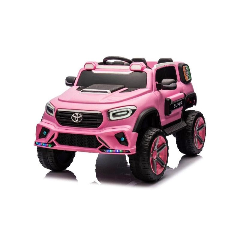 GENERICO - Jeep Auto A  Bateria 4x4 Con Control 12V Rosado