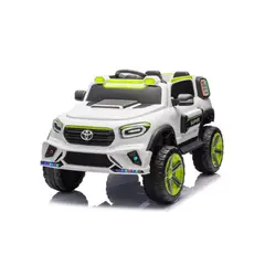 GENERICO - Jeep Auto A Bateria 4x4 Con Control 12V Blanco