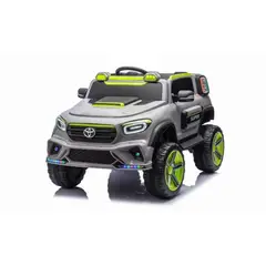 GENERICO - Jeep Auto A Bateria 4x4 Con Control 12V Gris