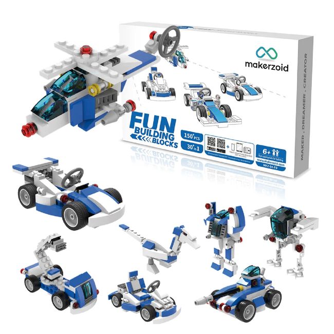 MAKERZOID - Robot Makerzoid Bloques Armables Fun Building Blocks