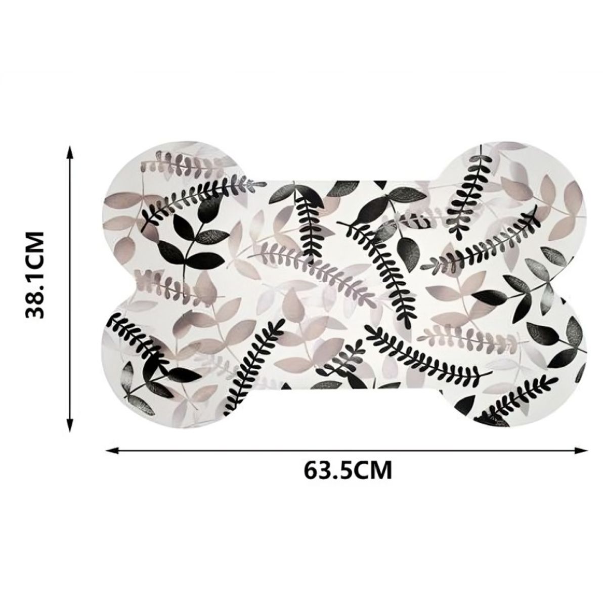 OEM - Almohadilla para Mascotas Blanco y Gris 635x381 cm