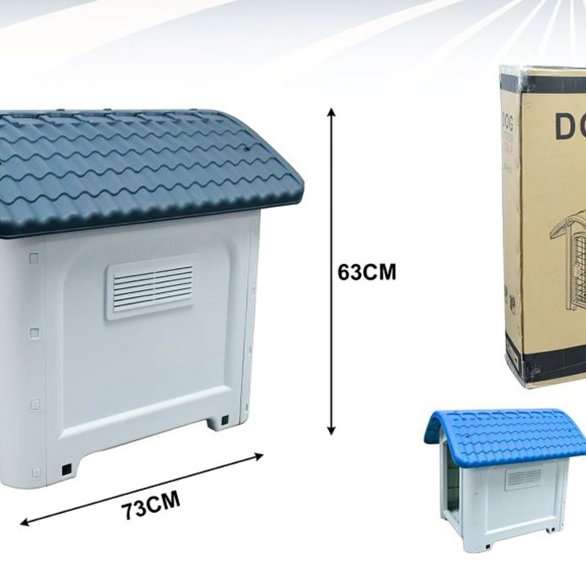 OEM - Casa para Perro 60x73x63 cm