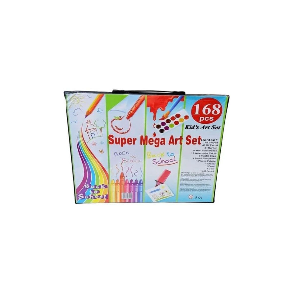 GENERICO - Set de arte para colorear pintar 168 piezas didactico niños