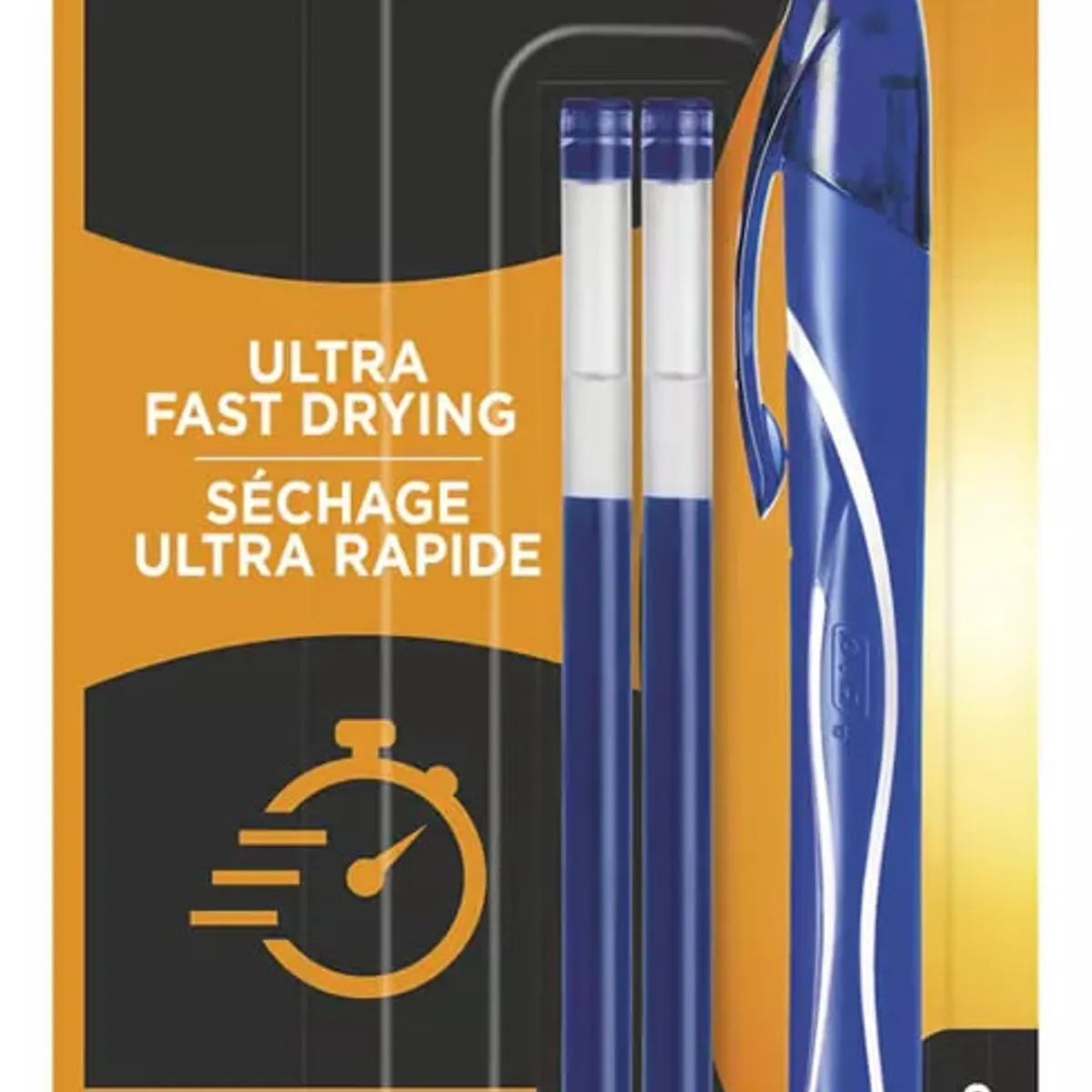 GENERICO - Bolígrafo De Gel Gelocity Quick Dry 0.7 mm BIC + 2 Recargas