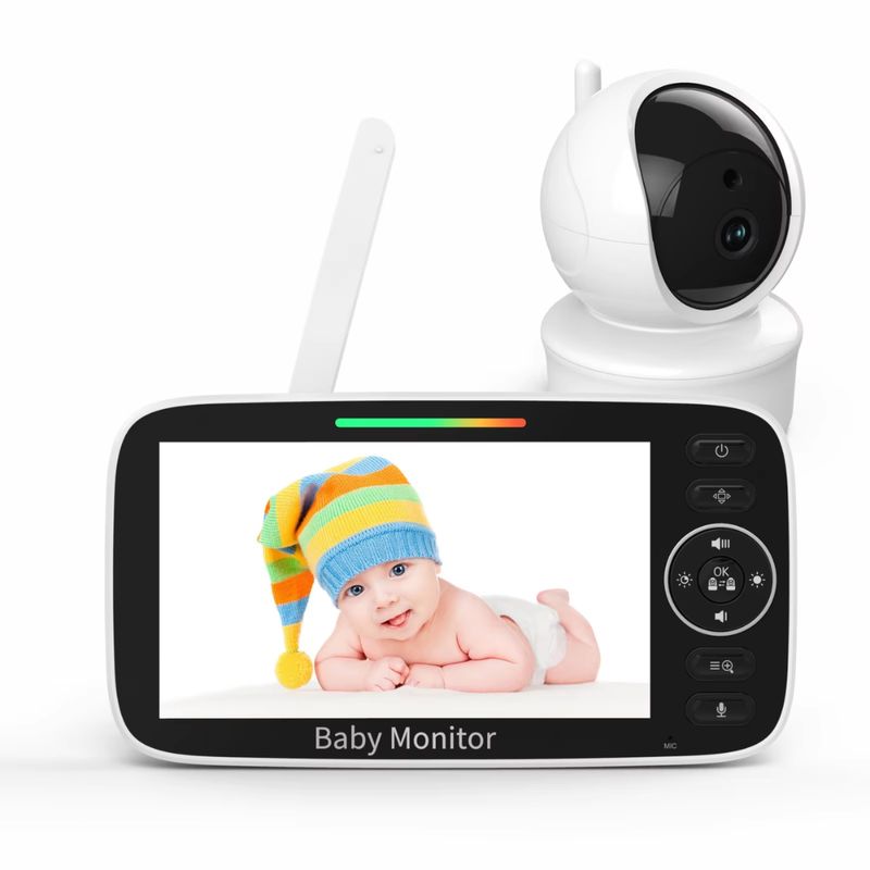 GENERICO - Monitor de bebé Baby Monitor Sm530a Inalámbrico Remoto 5 pulgadas HD
