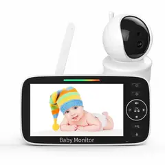 GENERICO - Monitor de bebé Baby Monitor Sm530a Inalámbrico Remoto 5 pulgadas HD