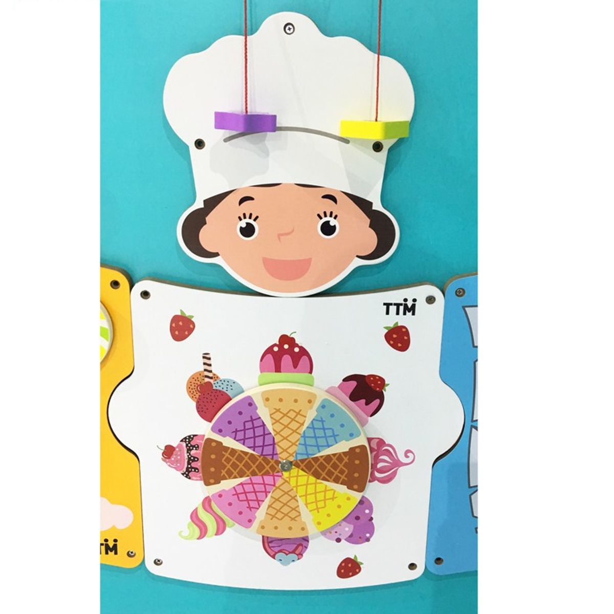 JUGUETON - Juego Pared Madera Diseño Heladera