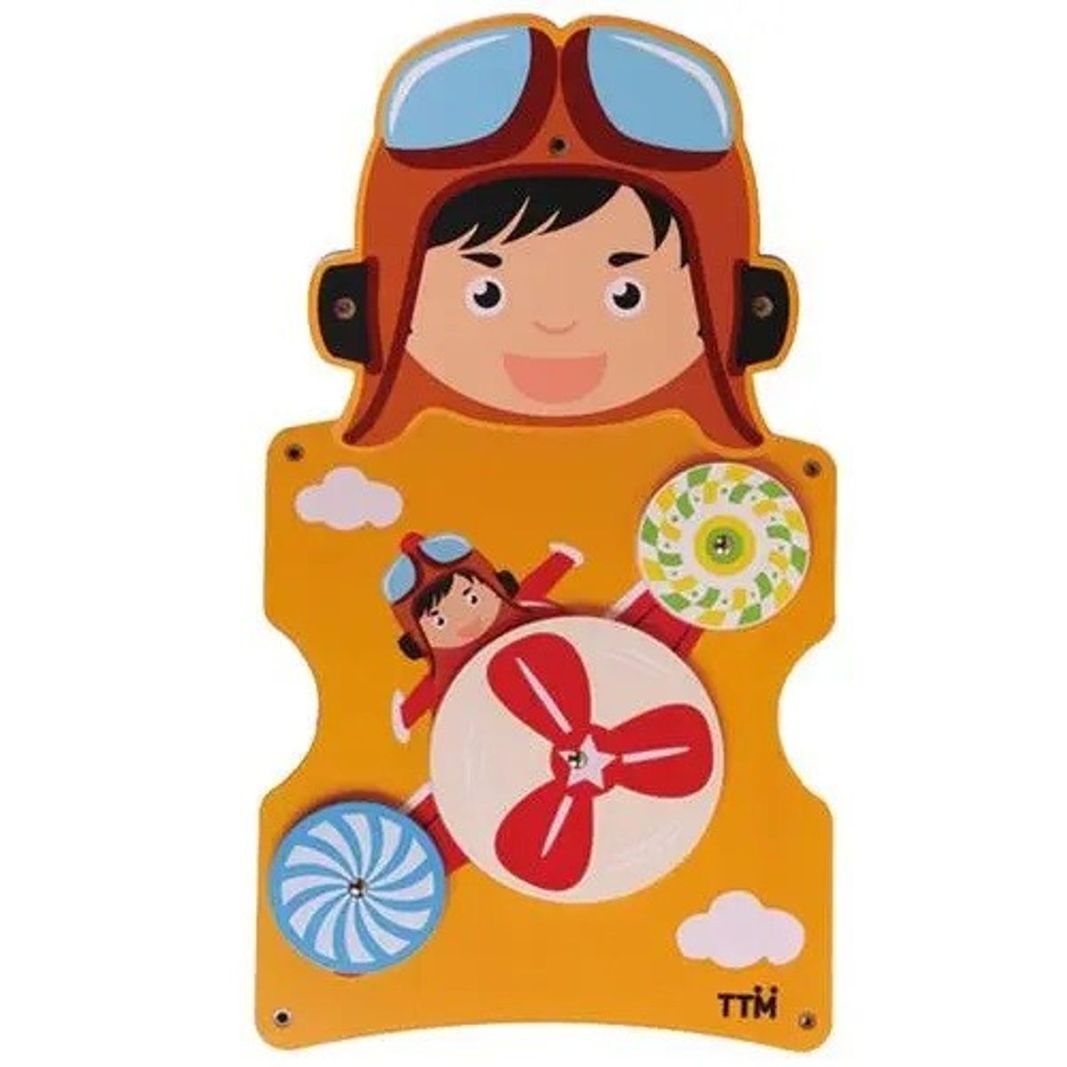 JUGUETON - Juego Pared Madera Diseño Aviador