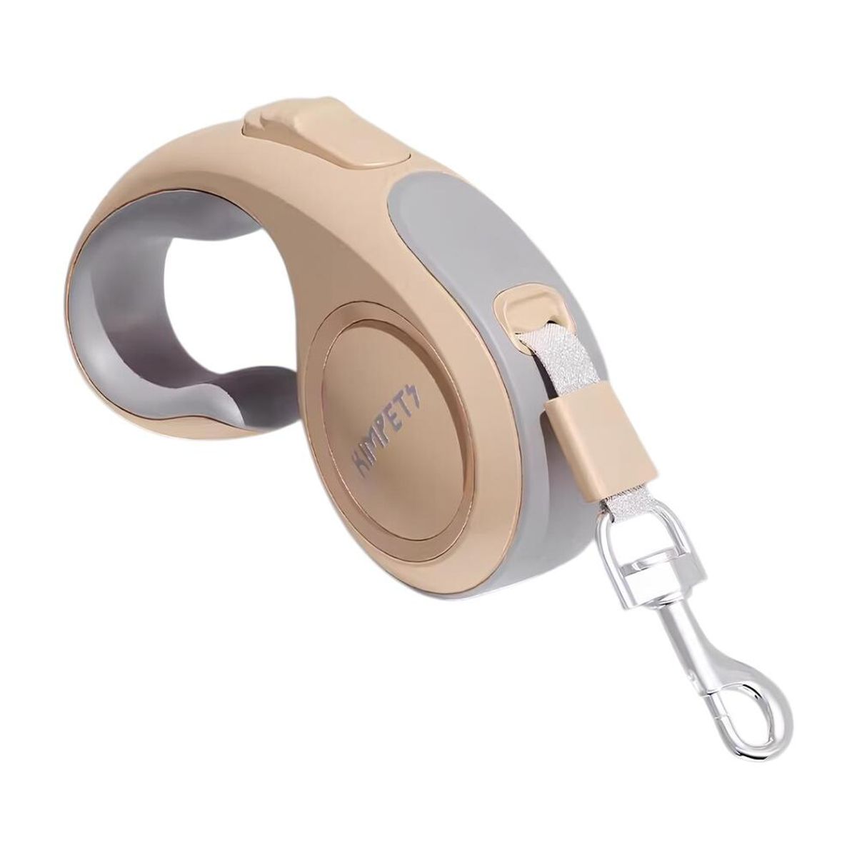 LUBABYCAS - Correa Retráctil Para Mascotas 5Mts Dorada By LuBabycas