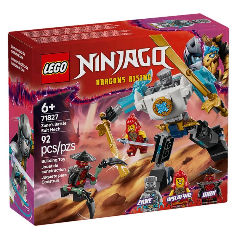 LEGO - Lego Ninjago Armadura Robótica de Combate de Zane 71827