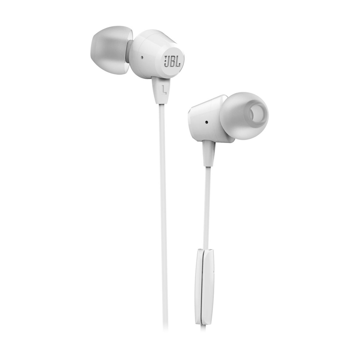 JBL - Audífonos In-Ear JBL C50HI 3.5 Mm Blanco