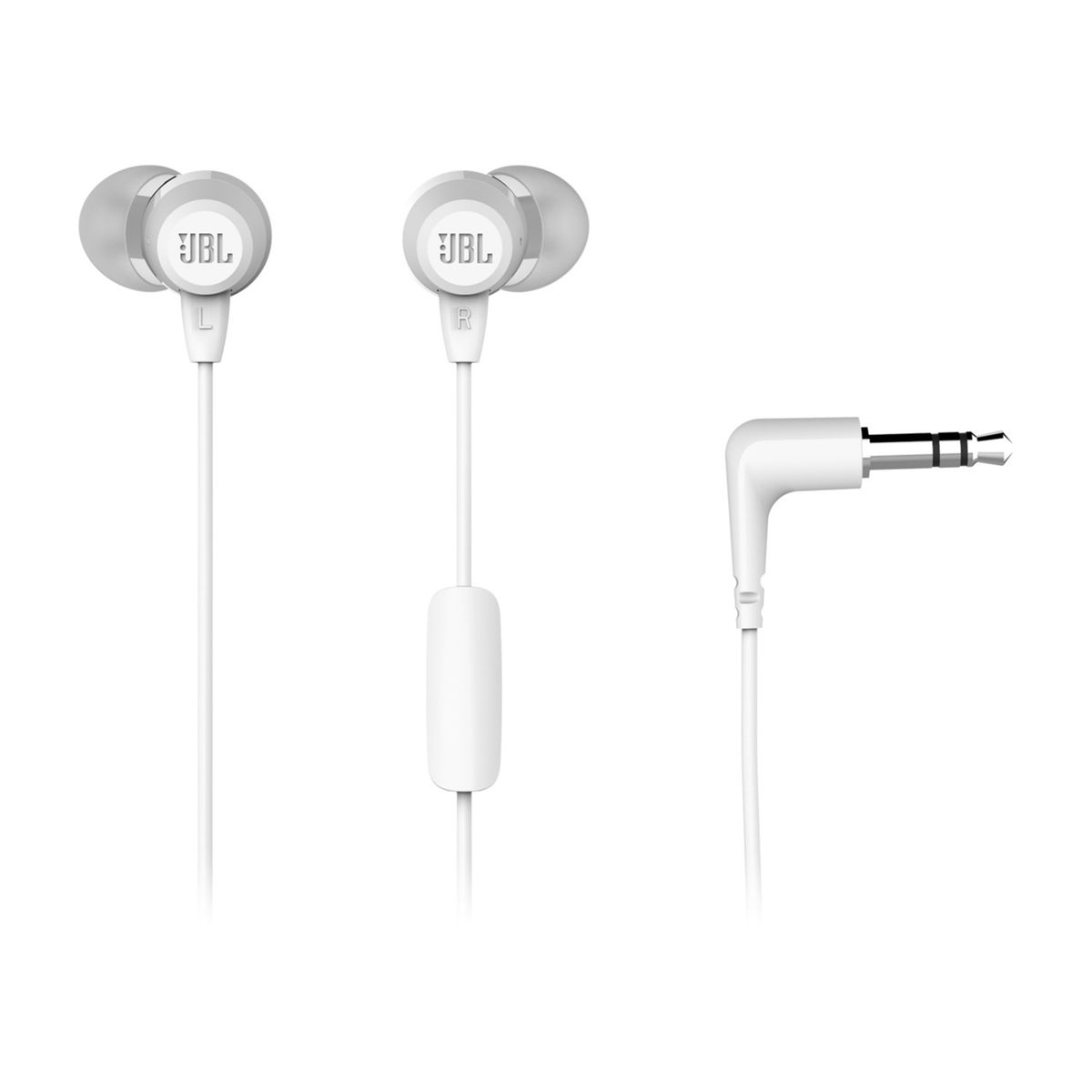 JBL - Audífonos In-Ear JBL C50HI 3.5 Mm Blanco