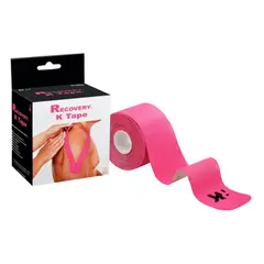 RECOVERY - CINTAS TAPE KINESIOLOGICA ROSADO PRECORTADA 5CM X 5MT