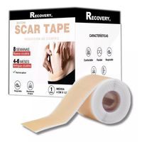 Parche Silicona Cesarea Queloide Cicatriz Scar Tape 4cmx15mt Color Beige