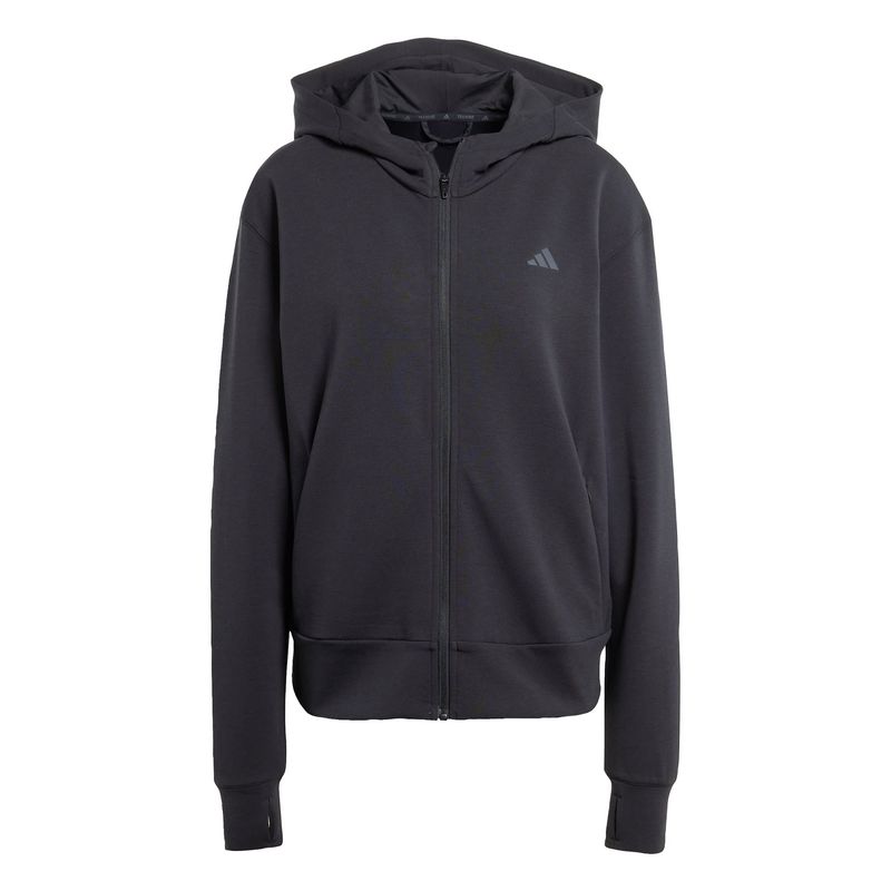 ADIDAS - Polerón con Capucha Designed 4 Training Cierre Frontal