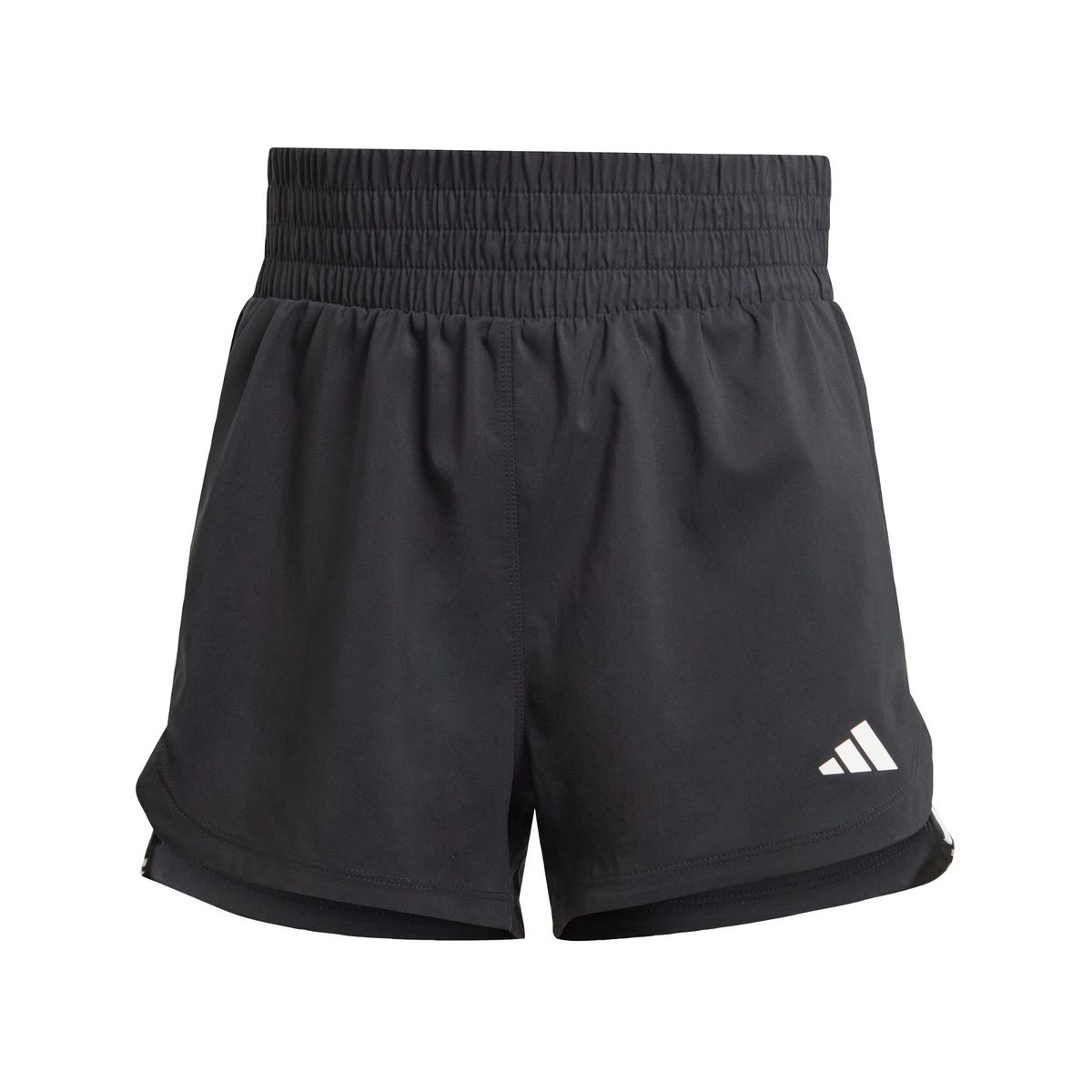 ADIDAS - Shorts Pacer Training 3 Tiras Tejidos Tiro Alto