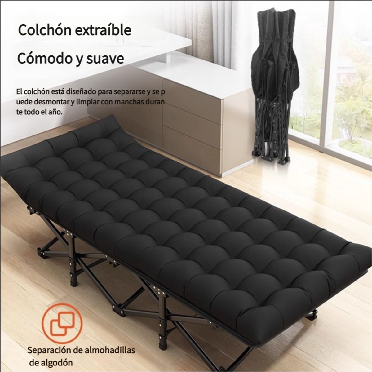 GENERICO - Catres Cama Plegable Para Acampar Campaña Portátil