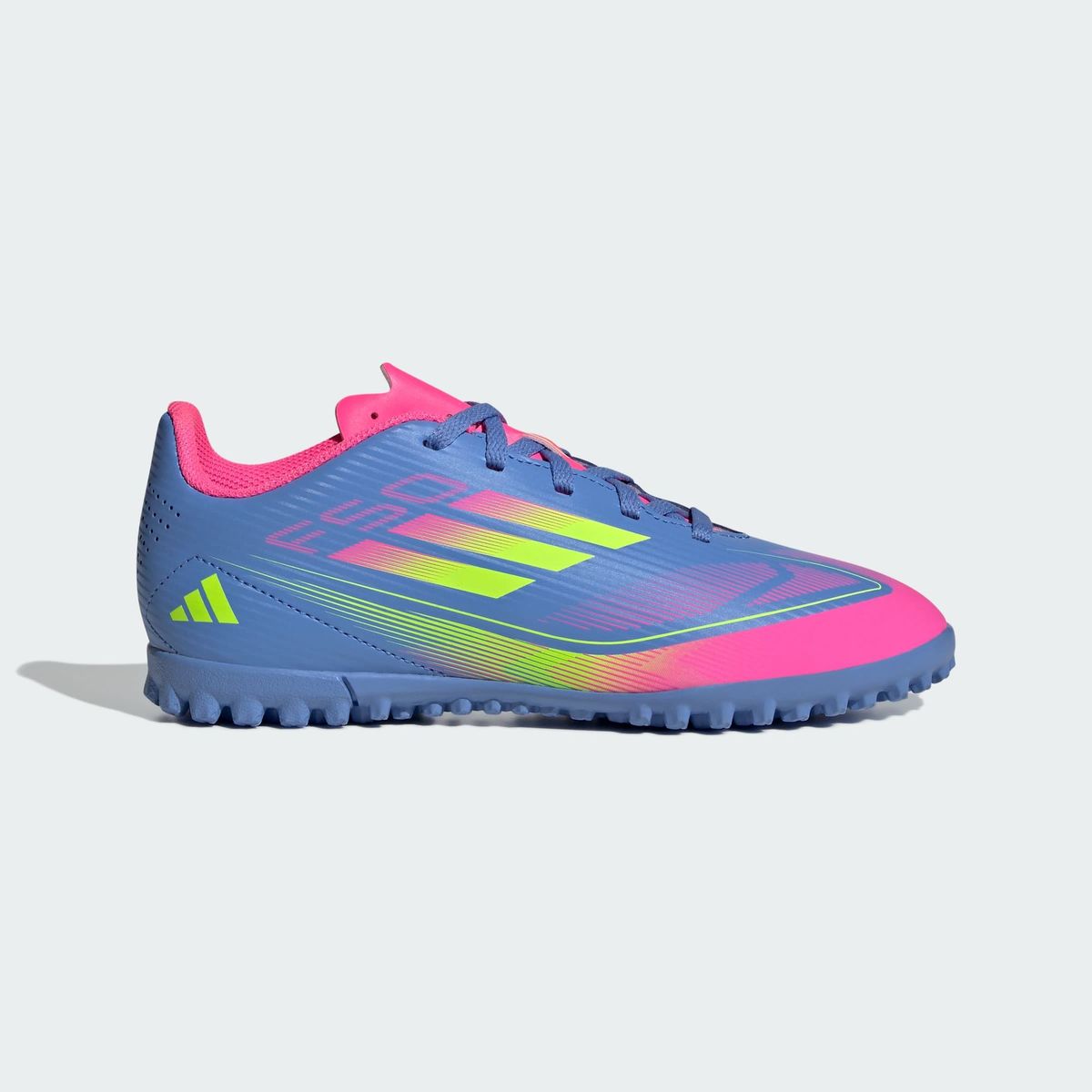 ADIDAS - Zapatos de Fútbol F50 Club Pasto Sintético Infantil