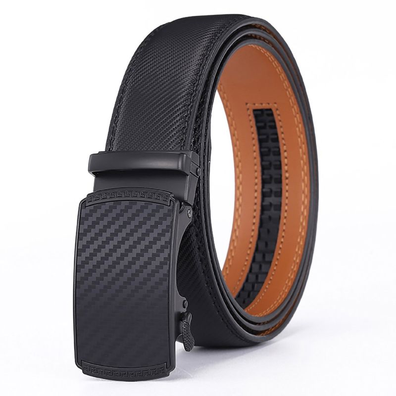 EINICIO - 130cm Cinturón Hombre Con Hebilla Automática Trinquete Regalo