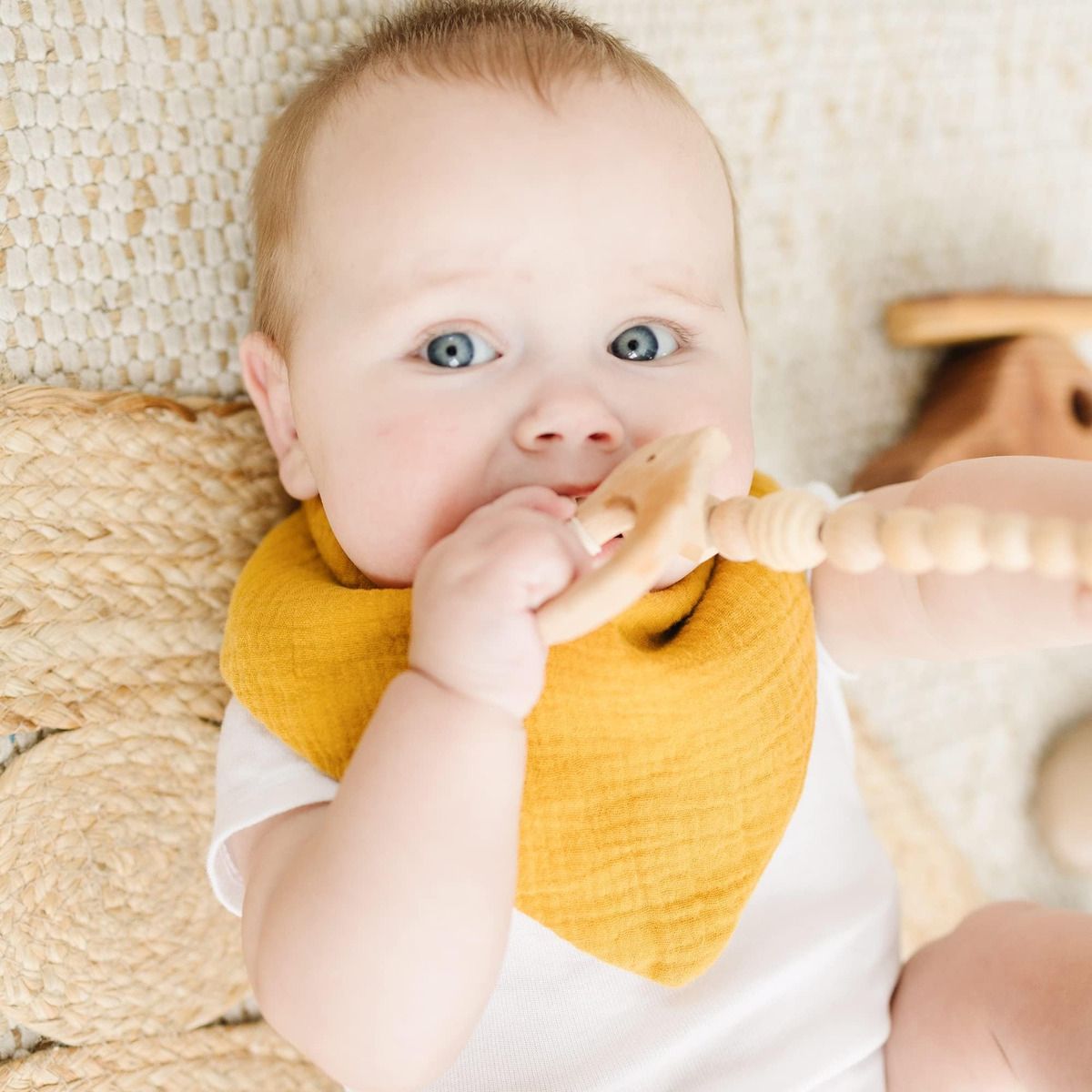 GENERICO - Baberos Para Bebe 10 Piezas  Algodón Para Niños De 0-3 Años