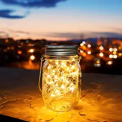 GENERICO - Lámparas Solares Colgantes Para Tarros Para Jardín Patio