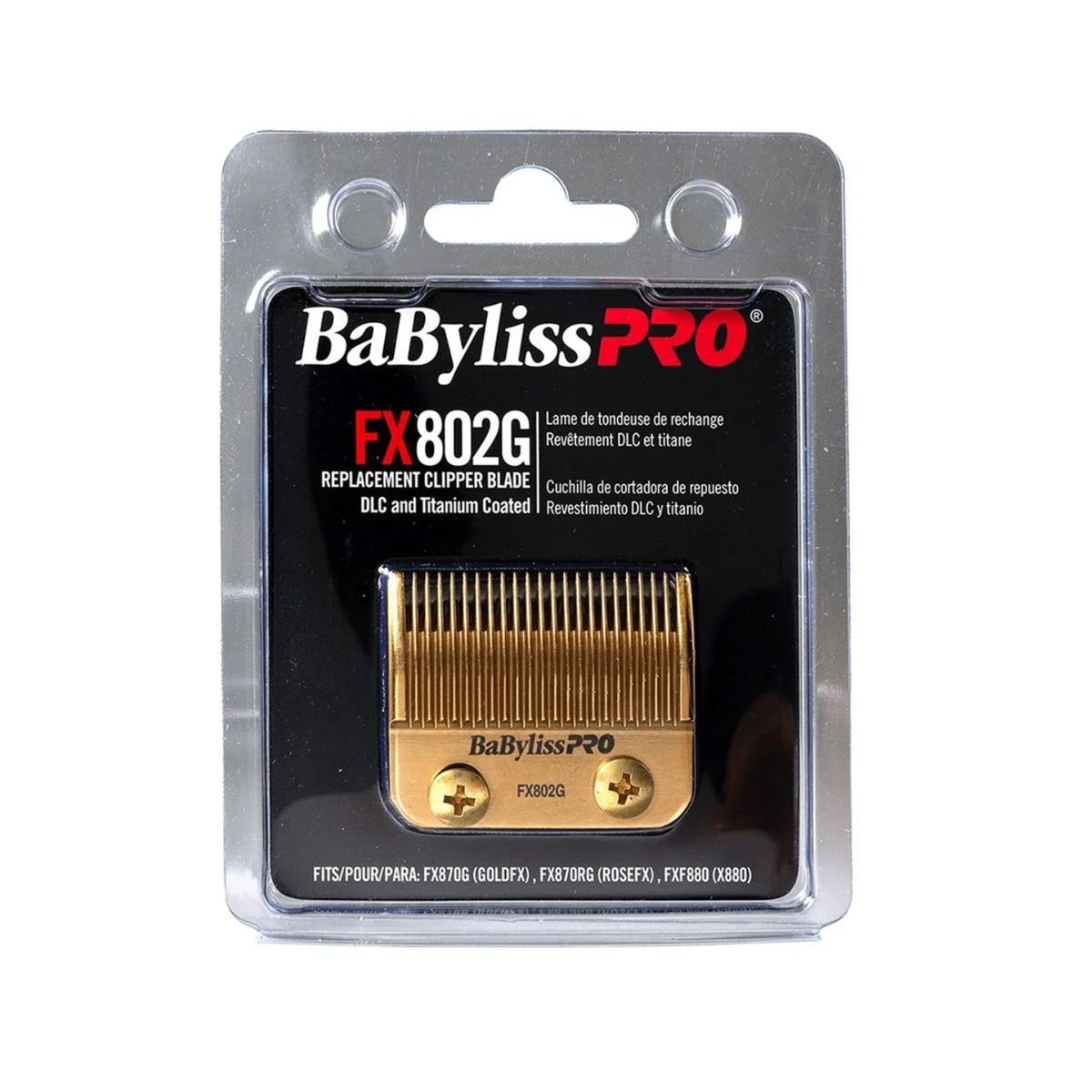 BABYLISS PRO - Babyliss Pro Cuchilla De Repuesto Máquina Fx870 Gold B802G