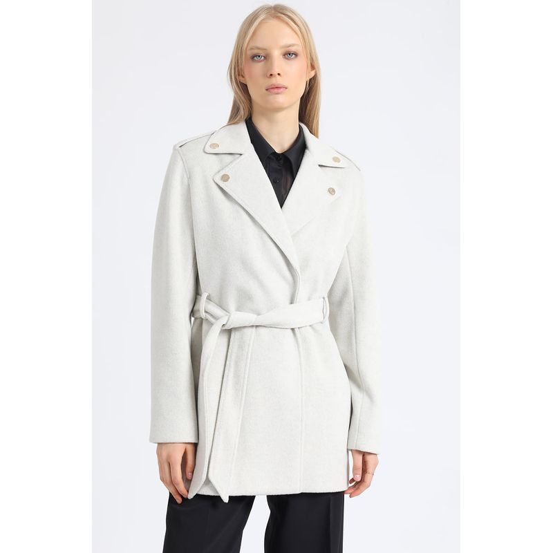 LIOLA - Chaqueton Motoquero, Muflon Melange, Beige Liola