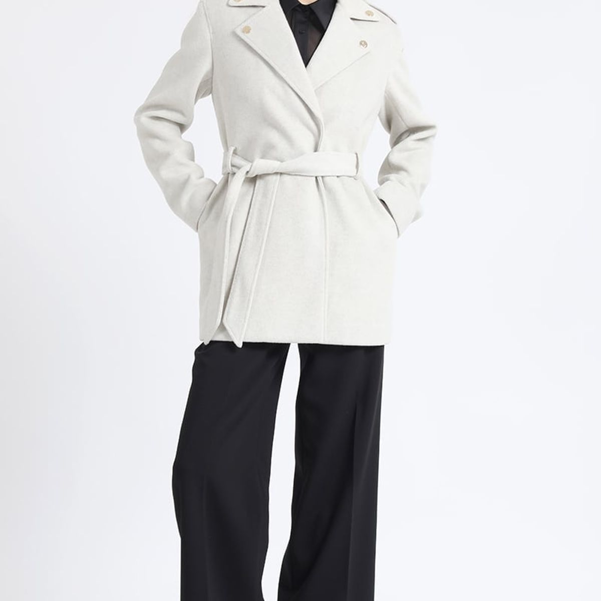 LIOLA - Chaqueton Motoquero, Muflon Melange, Beige Liola