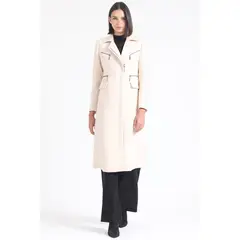 LIOLA - Abrigo Largo Biker, Muflon Crudo