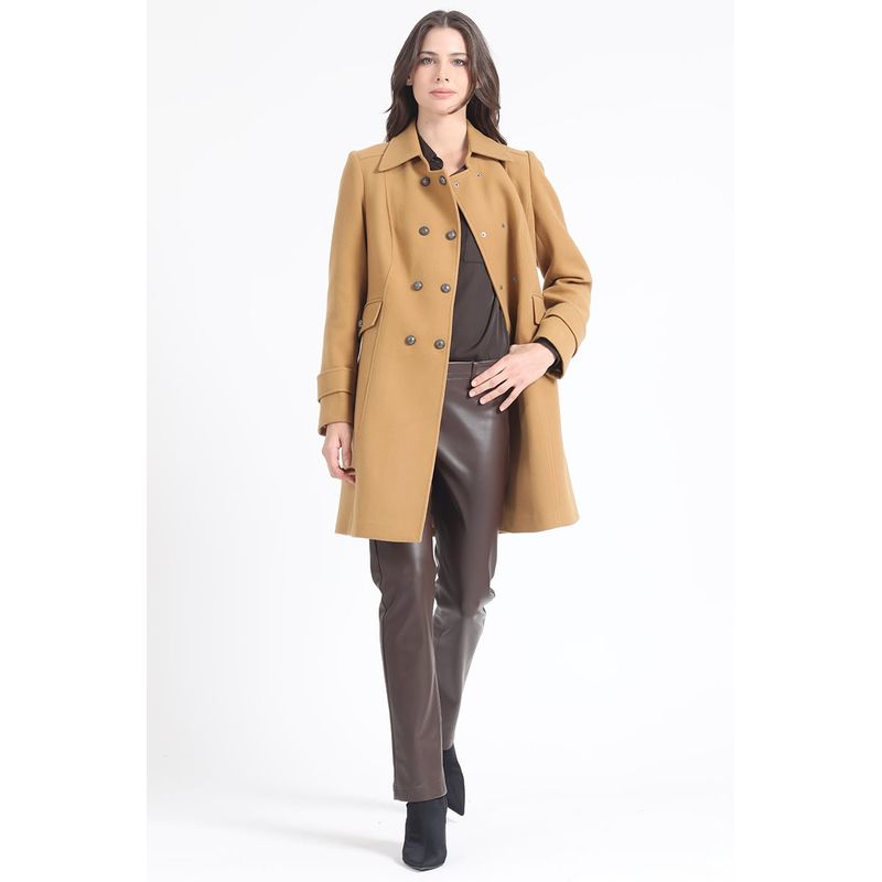 LIOLA - Abrigo Semi Cruce, Muflon Camel Liola