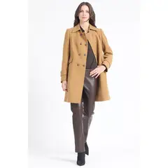 LIOLA - Abrigo Semi Cruce, Muflon Camel