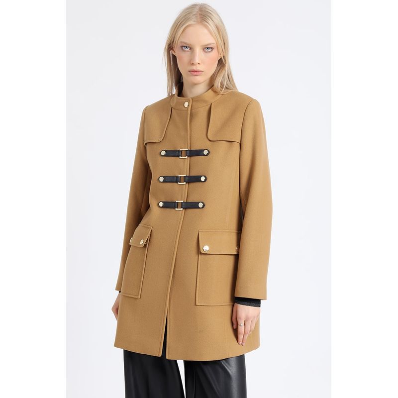 LIOLA - Chaqueton Tipo Montgomery, Muflon Camel Liola
