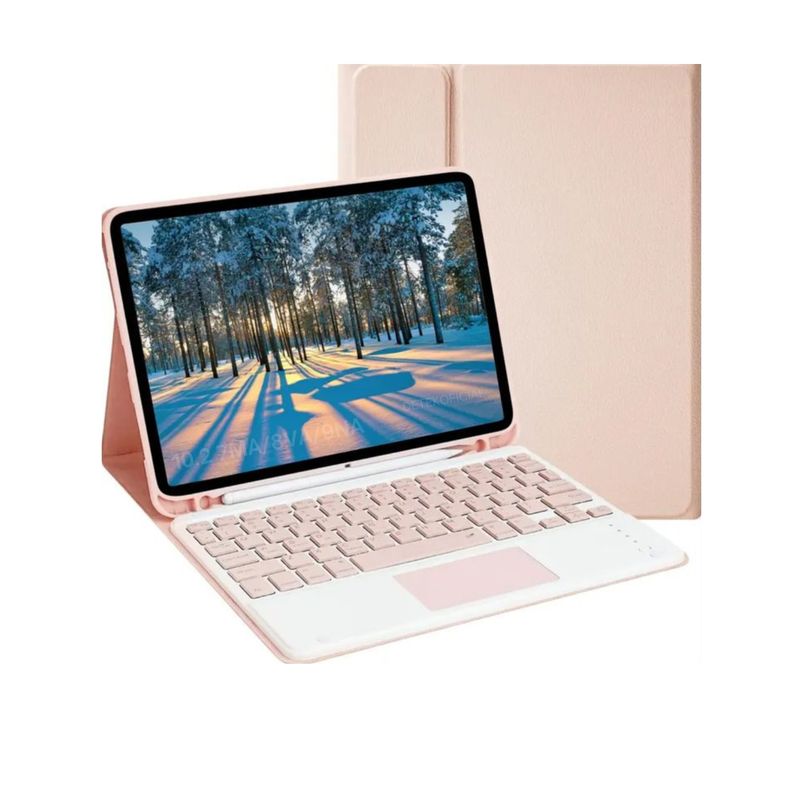GENERICO - Funda Para iPad 10.2 7ma / 8va Y 9na Gene + Teclado Touchpad