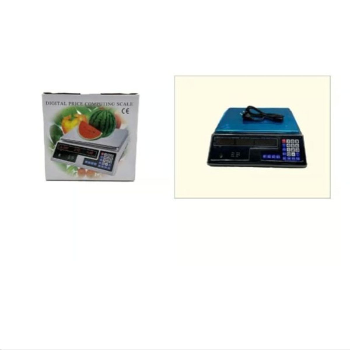 GENERICO - Báscula Comercial Digital 40KG 40kg 220V 24 Cm x 35 Cm