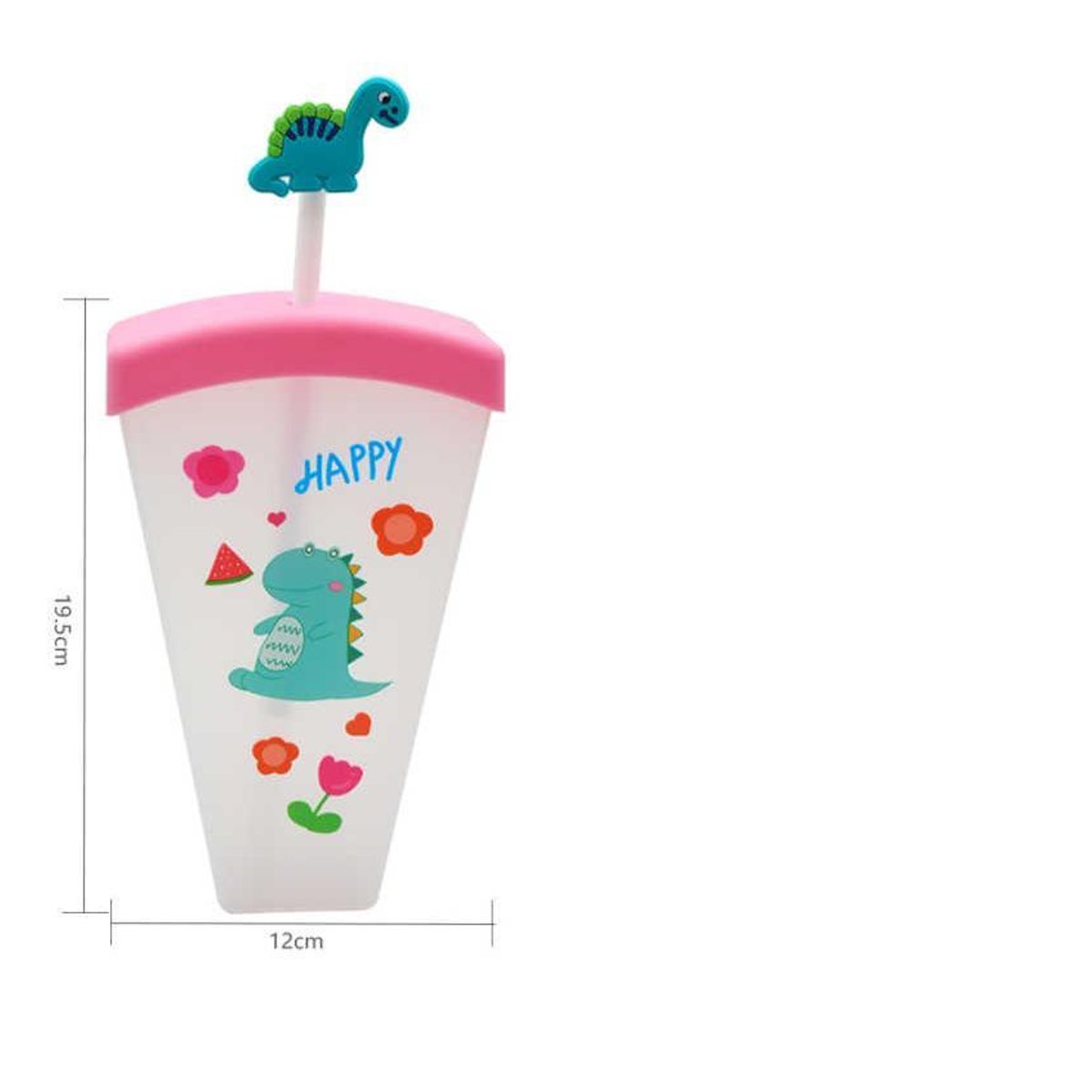 GENERICO - Pack 6 Vasos Plastico Colores