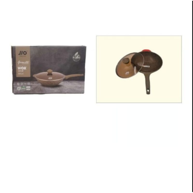 GENERICO - Sarten Work De Cocina Con Tapa De Vidrio 30Cm