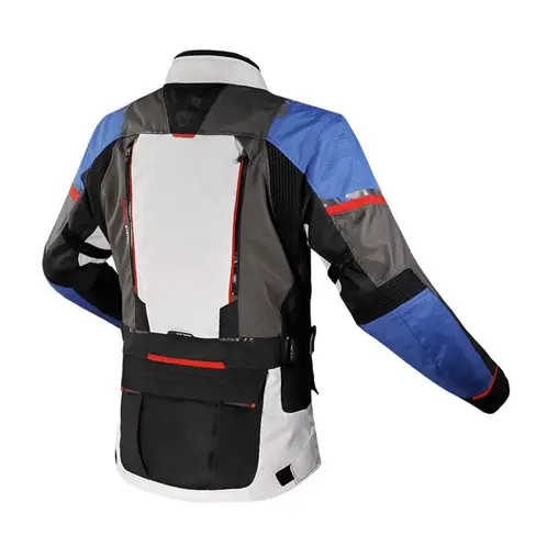 LS2 - CHAQUETA NORWAY AZUL NEGRA GRIS ROJA