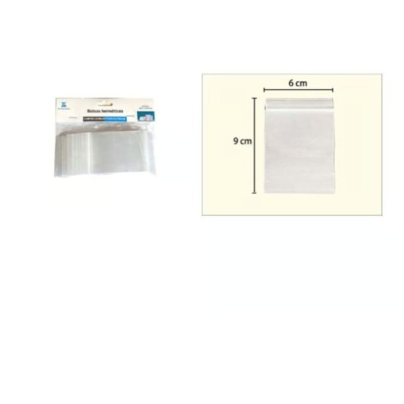 GENERICO - Bolsa Hermetica 9X6Cm Cocina Transparente 100Pcs