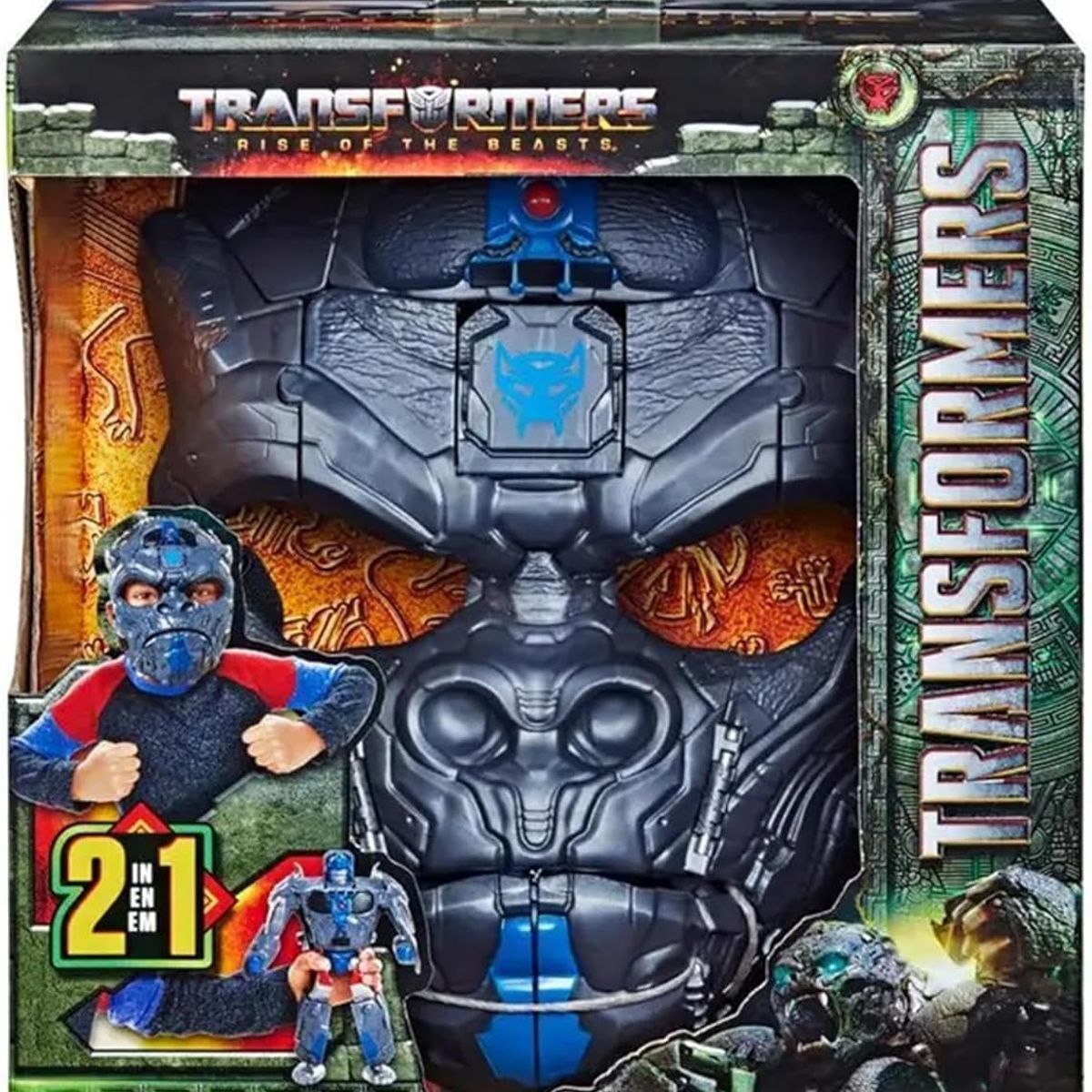 HASBRO - MÁSCARA CONVERTIDORA DE TRANSFORMERS MV7 PARA JUEGO DE ROL AST OPTIMUS PRIMAL