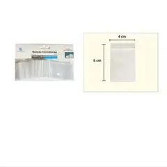 GENERICO - Bolsa Hermetica 4X6Cm Cocina Transparente 100 Pcs