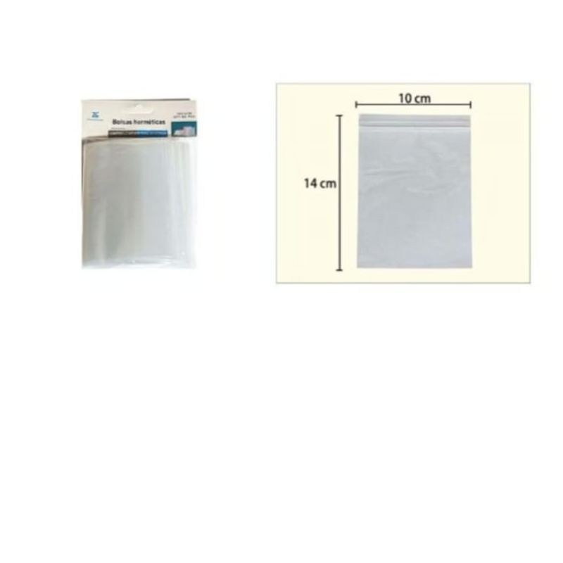 GENERICO - Bolsa Hermetica 14X10Cm Cocina Transparente 50Pcs