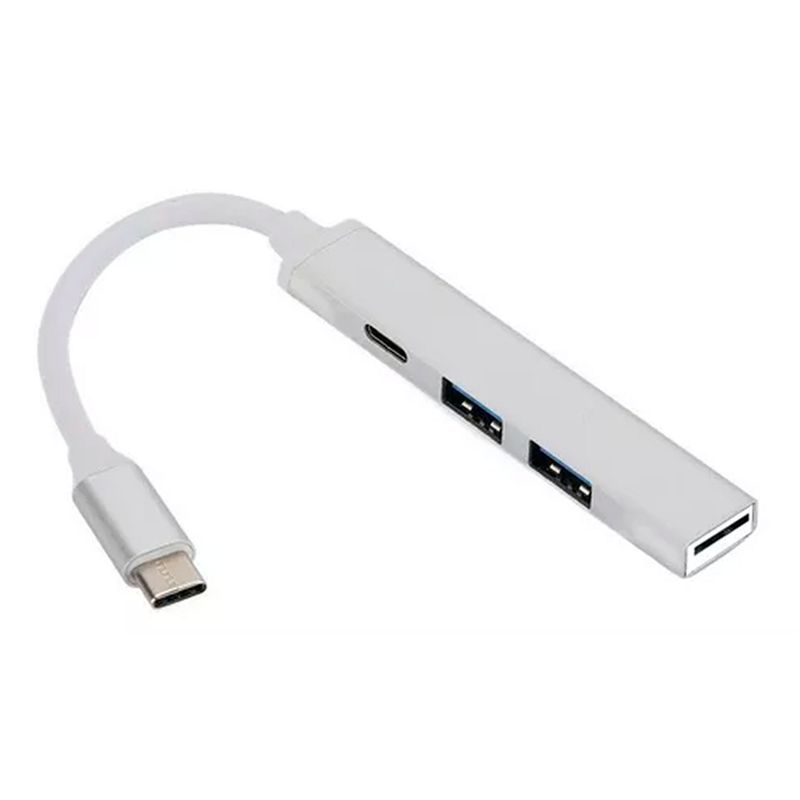 ESHOPANGIE - Hub Usb C Con 2 Puertos Usb, 1 Usb C Y Lector Tf 4 En 1
