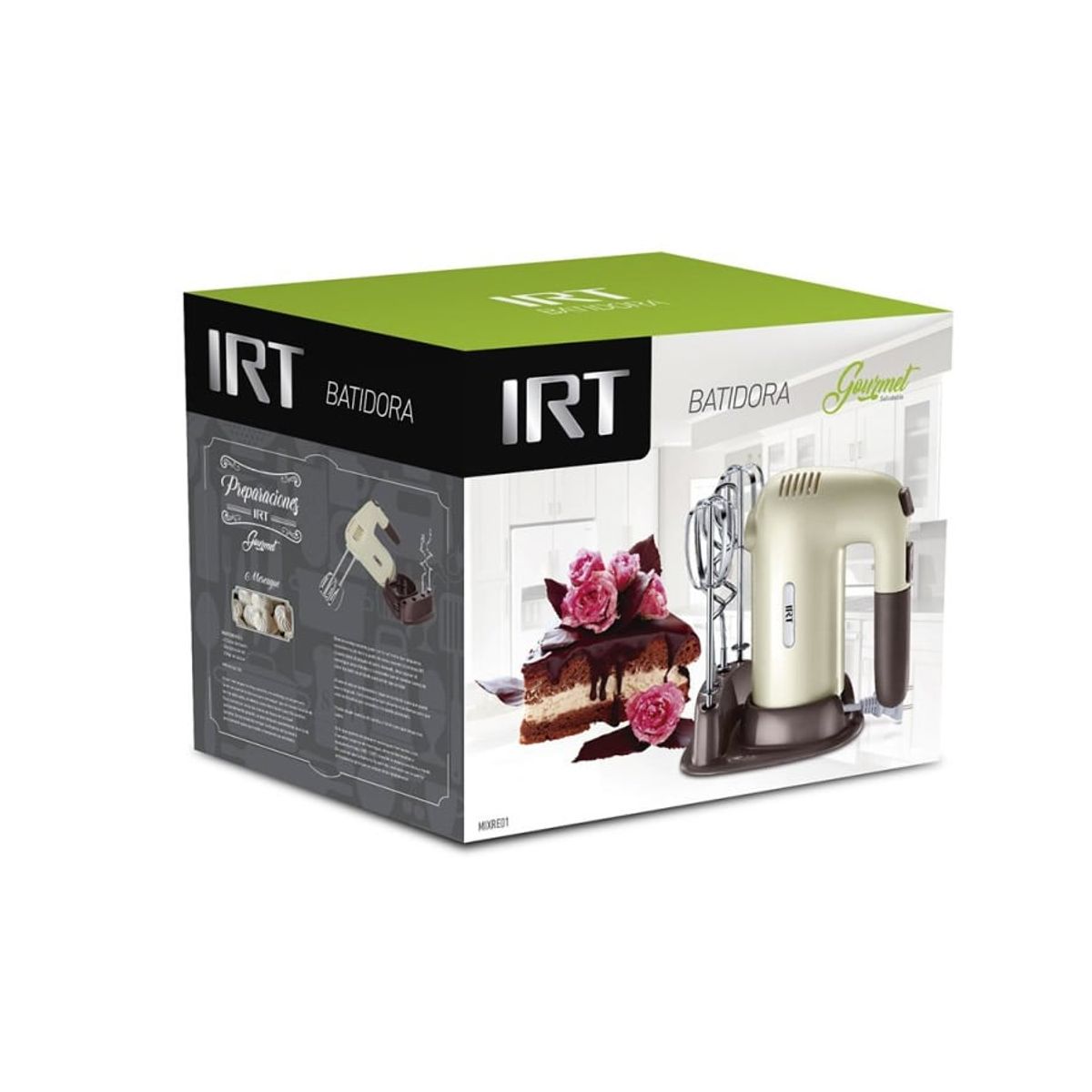 IRT - Batidora Manual Retro Irt Con base