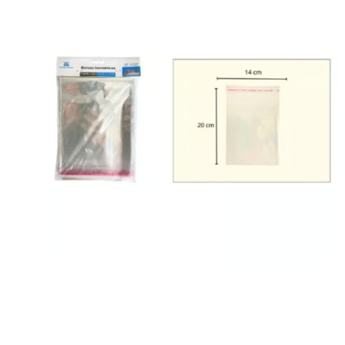 GENERICO - Bolsa De Alimentos14X20Cm Cocina Transparente 100Pcs