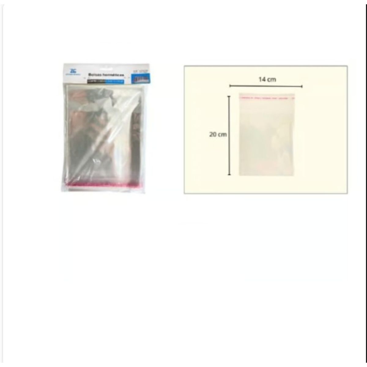 GENERICO - Bolsa De Alimentos14X20Cm Cocina Transparente 100Pcs