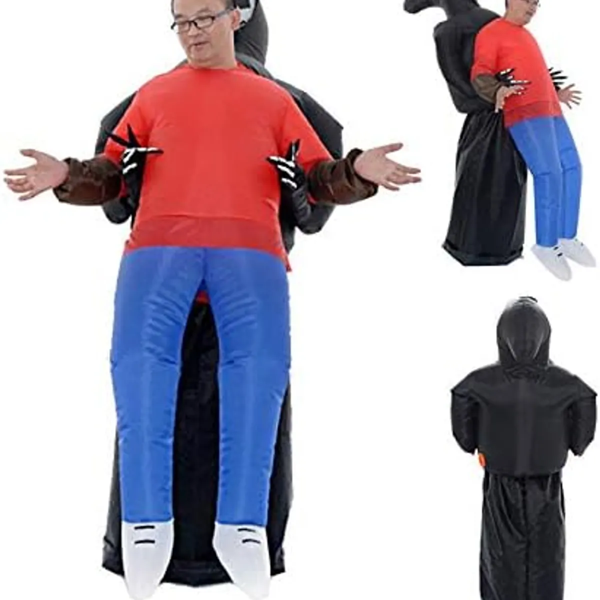 GENERICO - Disfraz Inflable Alíen Traje Extraterrestre Fiesta Disfraces